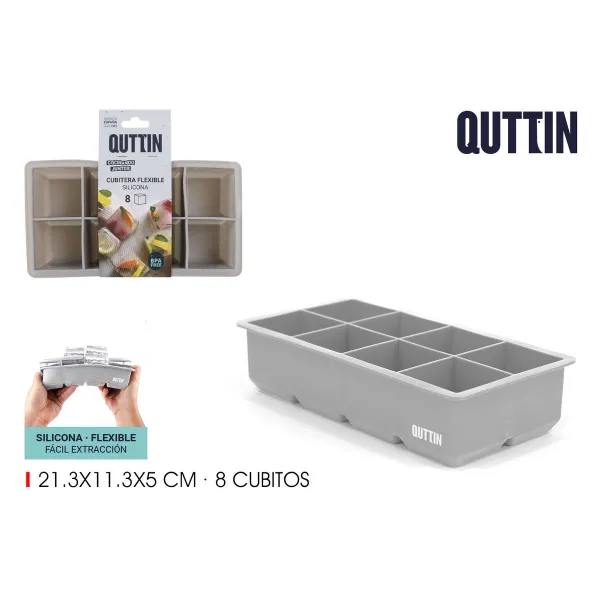 Ledus Kubiņu Veidne Quttin Silikona 21,3 x 11,3 x 5 cm (24 gb.)