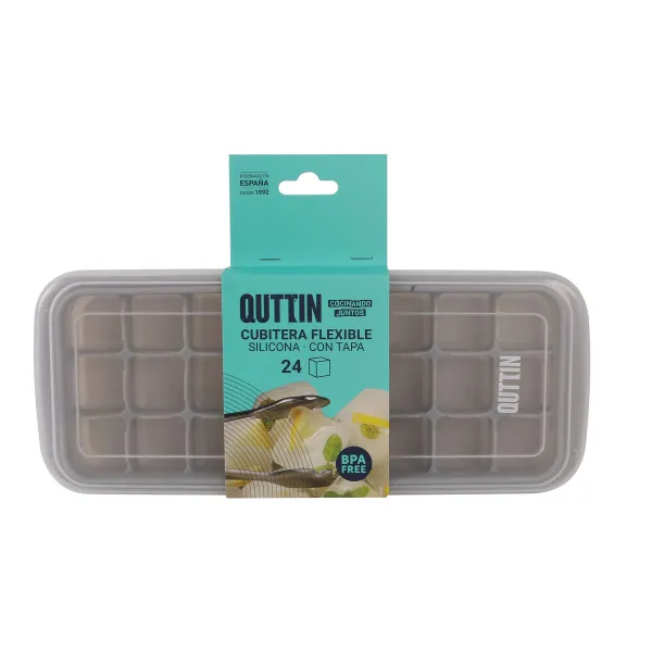 Ledus Kubiņu Veidne Quttin Silikona 24 x 10 x 2,5 cm (24 gb.)