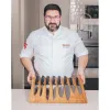 Нож для хлеба Quttin Black Чёрный Серебристый 24 штук 20 cm