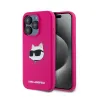 Karl Lagerfeld Silicone Choupette Head MagSafe - iPhone 15 Pro Case (Pink)