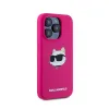 Karl Lagerfeld Silicone Choupette Head MagSafe - iPhone 15 Pro Case (Pink)