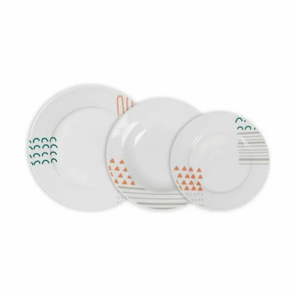 Pusdienas Aprīkojuma Komplekts La Mediterránea Veronique Apaļa 12 Daudzums (2 gb.)
