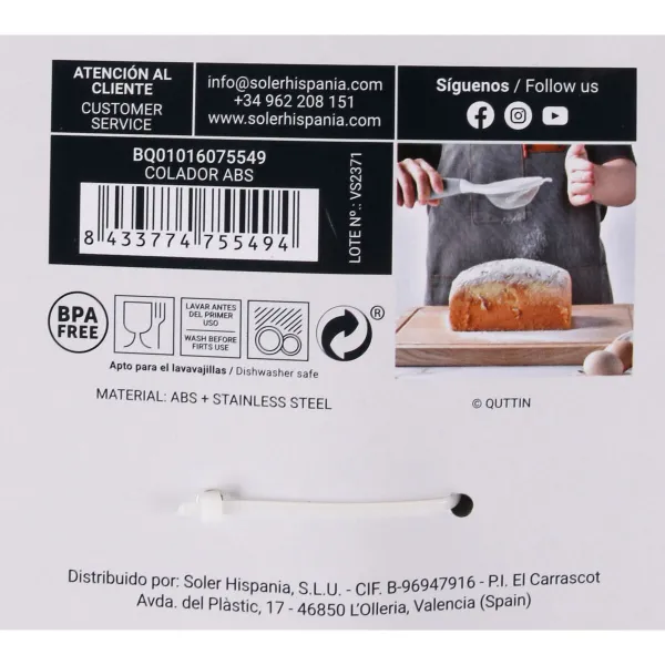 Sietiņš Quttin ABS 25 x 10 cm (24 gb.)