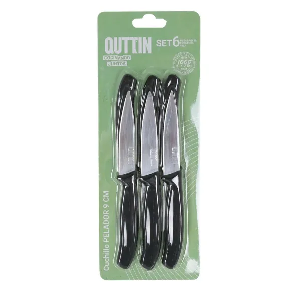 Kuorimaveitsisetti Quttin Basic 6 Kappaletta 19,5 x 2 x 1 cm (12 osaa)