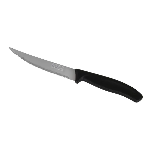 Lihaveitsiseitti Quttin Musta Hopeinen 11 cm 6 Kappaletta (12 osaa)