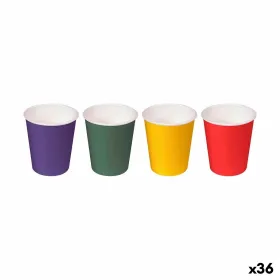 Setti shottilaseja Algon Kertakäyttöinen Kartonki Monivärinen 20 Kappaletta 50 ml (36 Osaa)