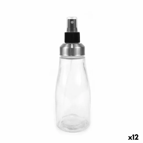 Масленка Anna Прозрачный Серебристый Cтекло 330 ml (12 штук)