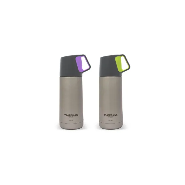 Термос для путешествий ThermoSport Нержавеющая сталь Чашка 350 ml (8 штук)