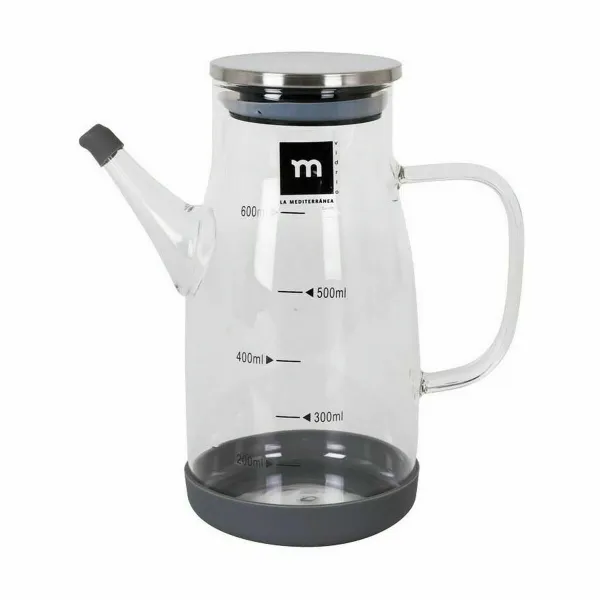 Menāža La Mediterránea Nerūsējošais tērauds Borosilikāta glāze 600 ml (12 gb.)