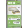 Kitchen Paper Holder Quttin Bamboo Aluminium 33,5 x 13 x 5,5 cm (12 Units)
