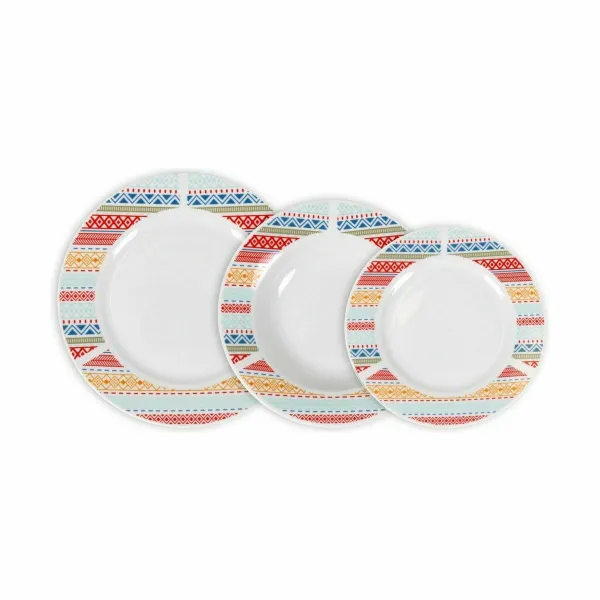 Pusdienas Aprīkojuma Komplekts La Mediterránea Palma Apaļa 18 Daudzums (2 gb.)