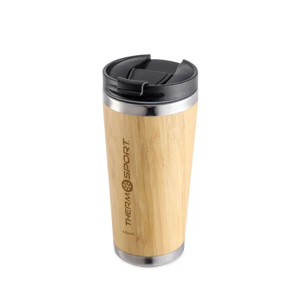 Термокружка с крышкой ThermoSport Бамбук 450 ml (9 штук)