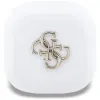 Guess 4G Metal Logo - TWS Bluetooth Earphones + Charging Case (White)