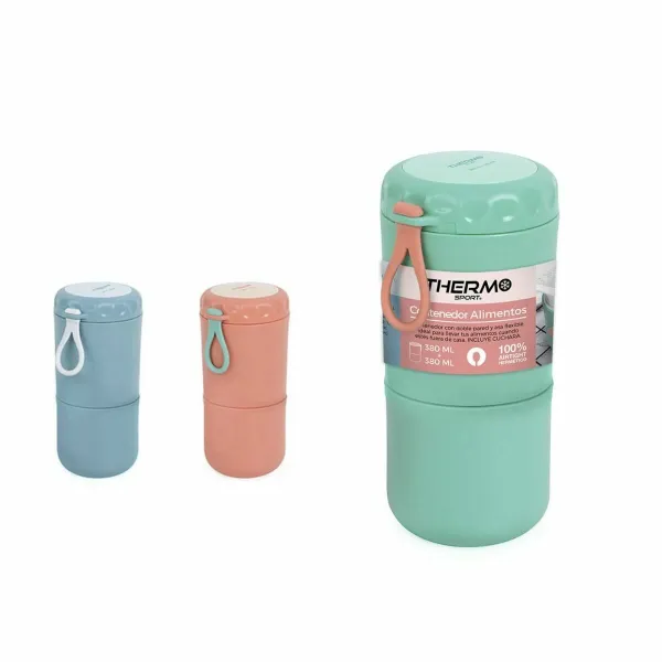 Kelioninė termoso kolba ThermoSport Dvigubas 380 ml + 380 ml (6 vnt.)
