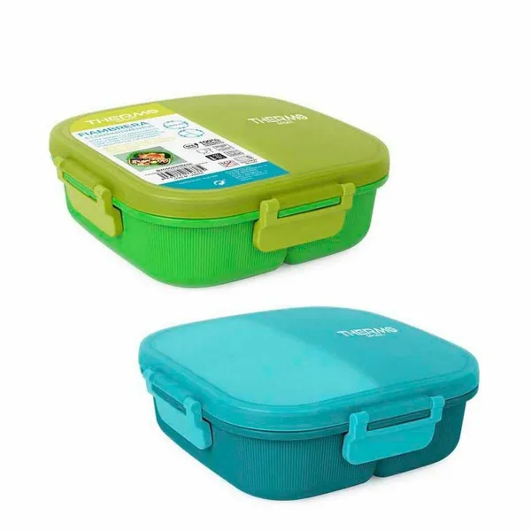 Ilmatiivis eväsrasia ThermoSport 3 Osiot Neliö 900 ml (6 osaa)
