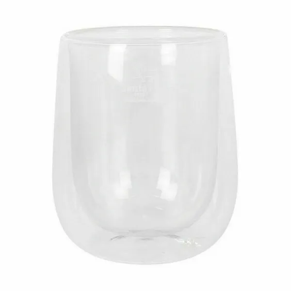 Set of glasses Santa Clara Thermal Borosilicate Glass 2 Pieces (2 Units)
