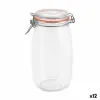 Stiklainis La Mediterránea Hermetiškas stiklas 1,5 L (12 vnt.)