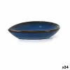 Snack Bowl La Mediterránea Pica-pica Blue 14,4 x 10,5 x 3,1 cm (24 Units)