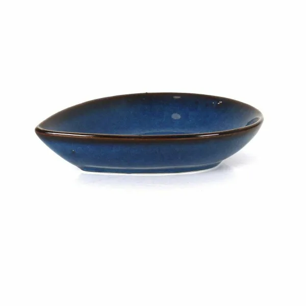 Snack Bowl La Mediterránea Pica-pica Blue 14,4 x 10,5 x 3,1 cm (24 Units)