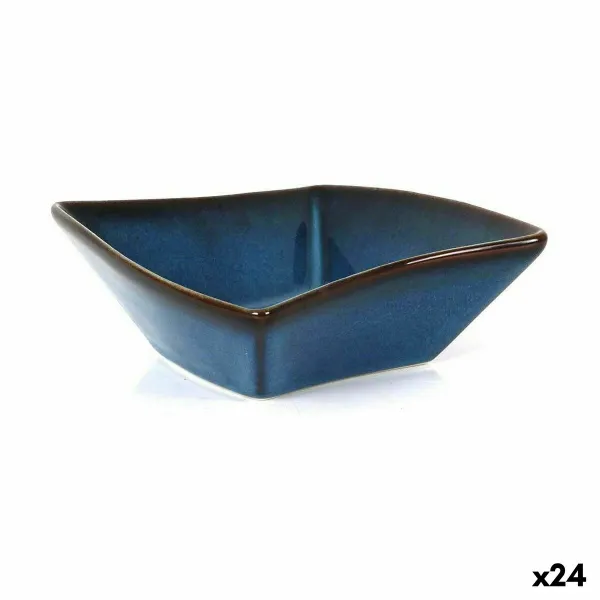 Snack Bowl La Mediterránea Pica-pica Blue 12 x 11,7 x 4,3 cm (24 Units)