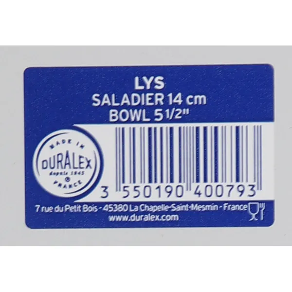 Блюдо Duralex Lys Прозрачный 50 ml Ø 14 cm (72 штук)