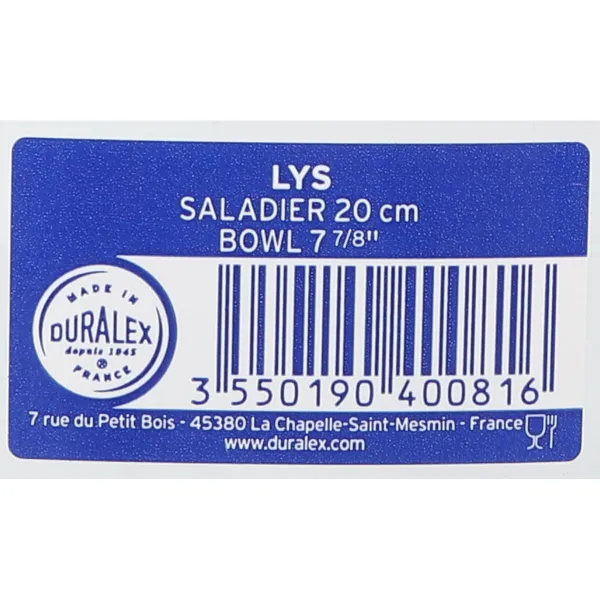 Салатница Duralex Lys Прозрачный 1,59 L (24 штук)
