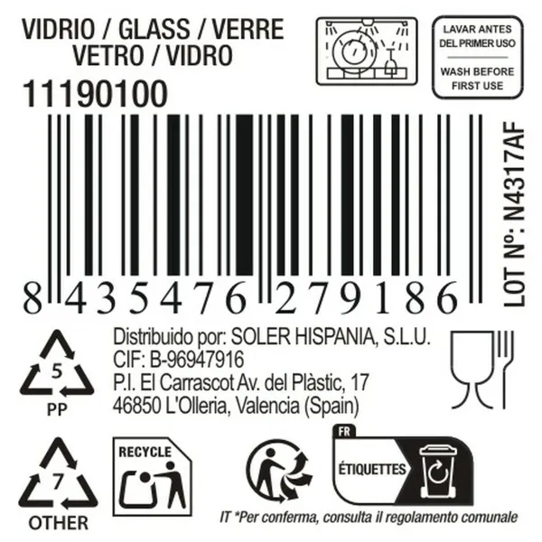 Puodelis La Mediterránea Arba 307 ml (48 osaa)