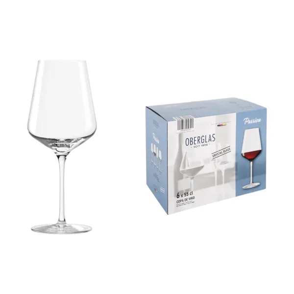 Viinilasisetti Inde Passion 550 ml 6 Kappaletta