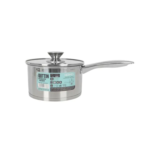 Kastrolis ar Vāku Quttin Hermes 2,2 L Tērauds (8 gb.)
