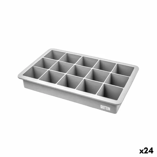 Jääkuutiomuotti Quttin Joustava Silikoni 18,2 x 11,5 x 3,5 cm (24 osaa)