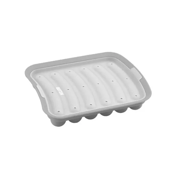 Sausage mould Quttin Mikroviļņu Krāsni Silikona 17 X 18 cm (24 gb.)