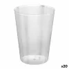 Daugkartinio naudojimo akinių rinkinys Algon Sidras Skaidrus 10 Dalys 480 ml (20 vnt.)