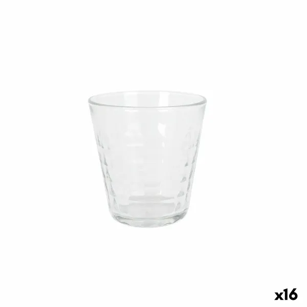 Lasi Duralex Prisme Läpinäkyvä 275 ml (16 osaa)