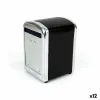 Lautasliinateline Quttin Musta 10,6 x 9,6 x 13,9 cm Hotelliala (12 osaa)