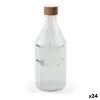 Стеклянная бутылка La Mediterránea Прозрачный Металл Cтекло 1 L (24 штук)