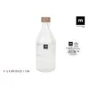 Стеклянная бутылка La Mediterránea Прозрачный Металл Cтекло 1 L (24 штук)