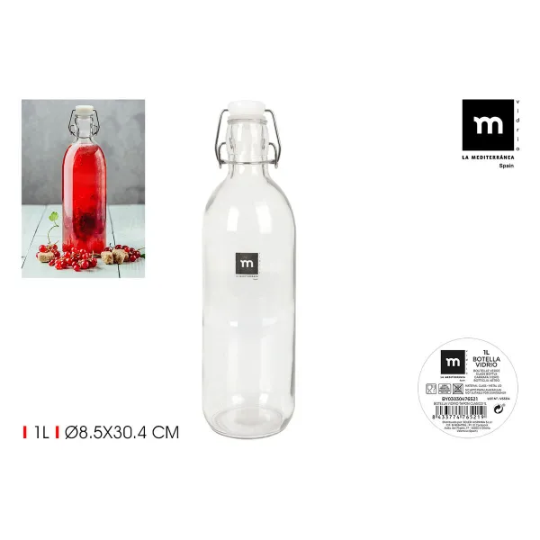 Стеклянная бутылка La Mediterránea Cтекло 1 L (24 штук)