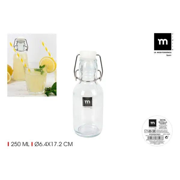 Стеклянная бутылка La Mediterránea Cтекло 250 ml (24 штук)