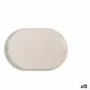 Uzkodu paplāte La Mediterránea Ivory Ovāls 30 x 20 x 2,5 cm (12 gb.)