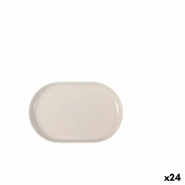 Välipalatarjotin La Mediterránea Ivory Ovaali 20 x 13 x 2 cm (24 osaa)
