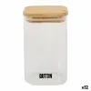 Maisto konservavimo konteineris Quttin Bambukas Borosilikatinis stiklas 720 ml (12 vnt.)