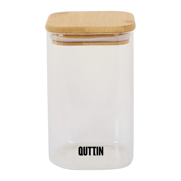 Maisto konservavimo konteineris Quttin Bambukas Borosilikatinis stiklas 720 ml (12 vnt.)