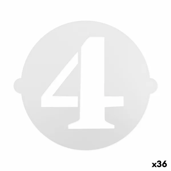 Шаблон для тортов Algon Номера 4 36 штук