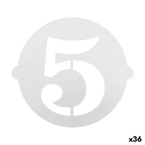 Kūkas šablons Algon Cipari 5 36 Vienības