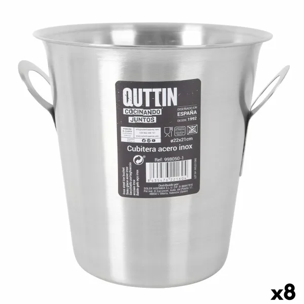 Ledus Spainis Quttin Quttin Nerūsējošais tērauds 5 L ø 22,2 x 21 cm (8 gb.)