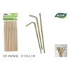 Reusable Drinking Straw Algon 19,7 x 0,6 cm 25 Pieces 24 Units
