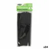 Atkārtoti Lietojams Dzērienu Salmiņš Algon Melns 19,7 x 0,6 cm 25 Daudzums 24 gb.