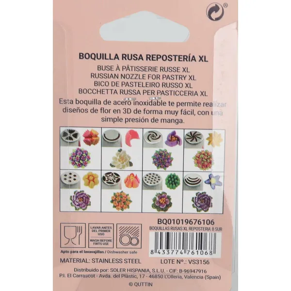 Kondiitrikottide otsikud Quttin XL 48 Ühikut