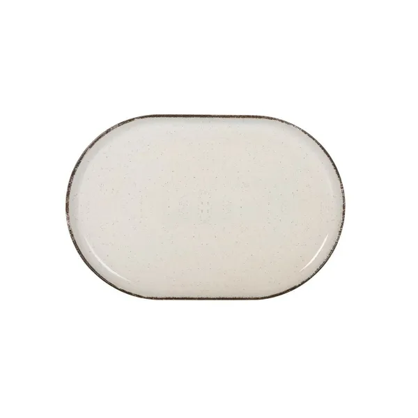Snack tray La Mediterránea Anllo Oval 30 x 20 x 2,5 cm (12 Units)