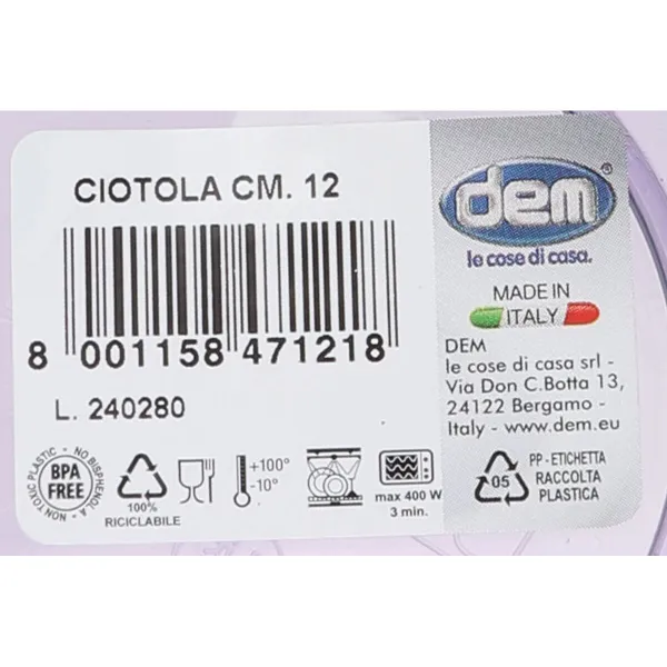 чаша Dem Smaty Color ø 12 x 5 cm (36 штук)